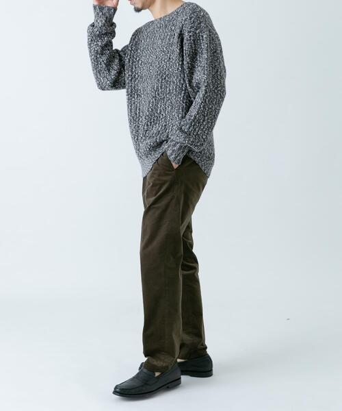 「URBAN RESEARCH ROSSO MEN」 長袖ニット MEDIUM グレー メンズ_画像8
