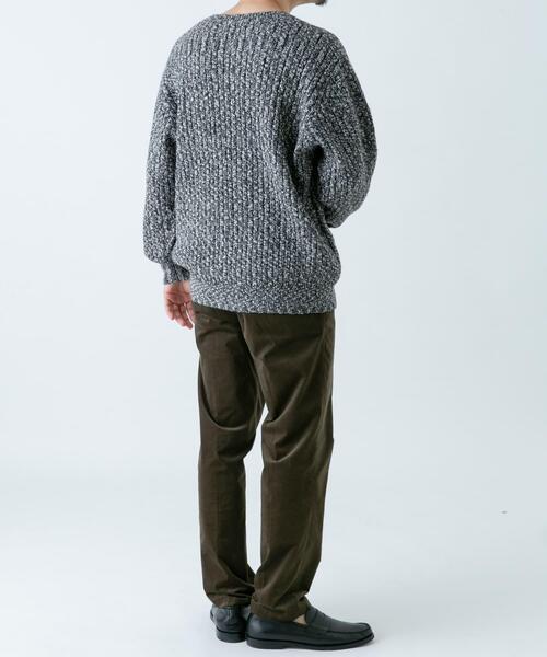 「URBAN RESEARCH ROSSO MEN」 長袖ニット MEDIUM グレー メンズ_画像9