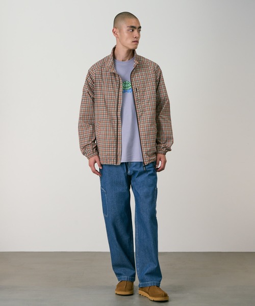 ジャケット・アウター shalom club gummy jacket melange Gramicci（グラミチ） ナイロンジャケット CHECKERED SHELL JACKET