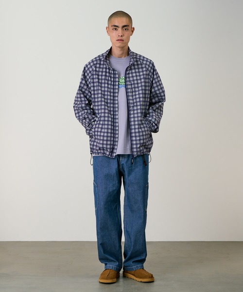 【25AW】GRAMICCI チェック ナイロンジャケット シアサッカー Gramicci（グラミチ） ナイロンジャケット CHECKERED SHELL JACKET