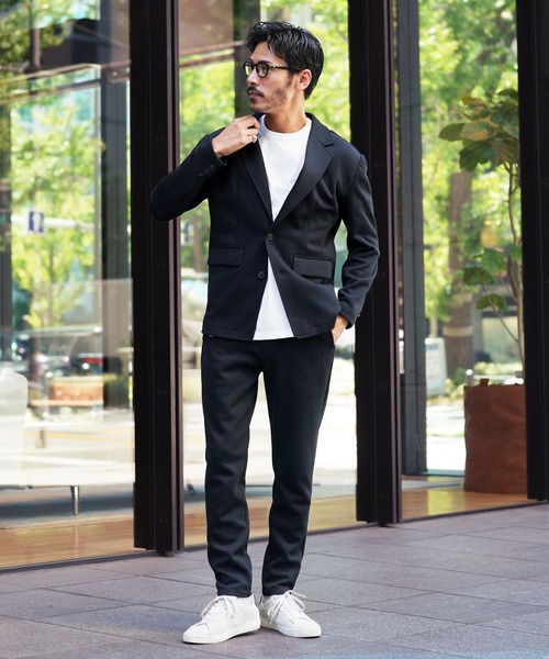 「JIGGYS SHOP」 「roshell」スーツ X-LARGE ブラック メンズ_画像4