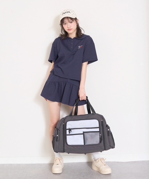 LOVETOXIC ボストンバッグ 「LTXC」「容量43-50L」「撥水」拡張