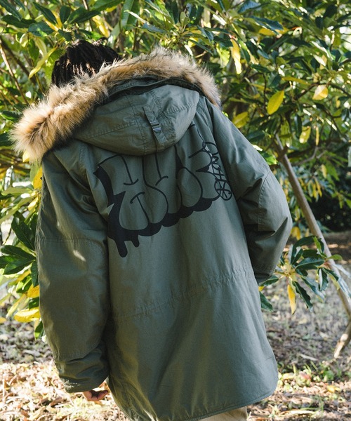 「HUF」 ミリタリージャケット LARGE オリーブ メンズの画像