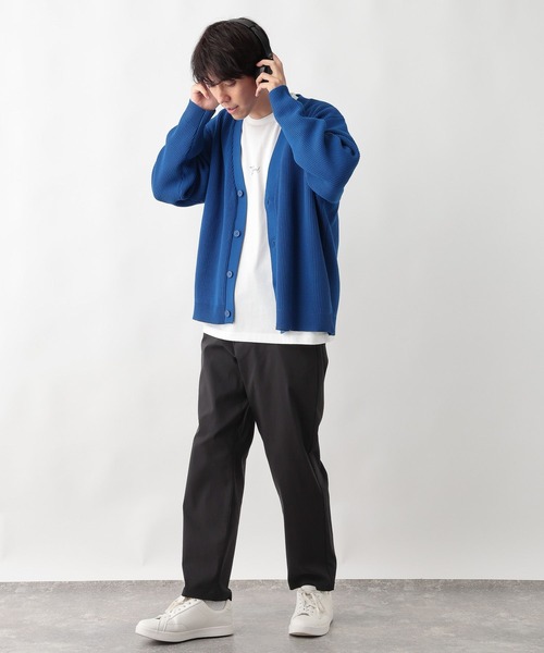 「GLOBAL WORK」 パンツ LARGE チャコールグレー メンズ_画像3