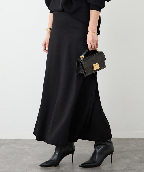 EVERYDAY I LIKE. Tweed Flare スカート ブラック Deuxieme Classe」 「EVERYDAY I LIKE.」ロングスカート 36 ブラック