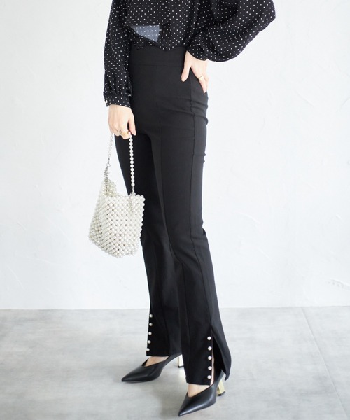 「tocco closet」 パンツ M ブラック レディース_画像4