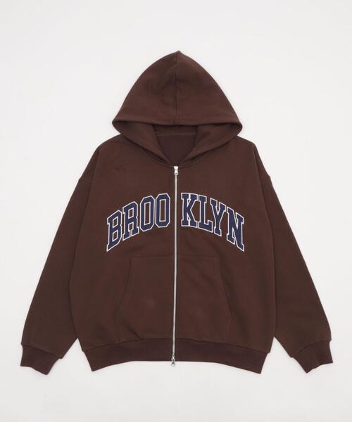 「WEGO」 ジップアップパーカー FREE グリーン レディース_画像3