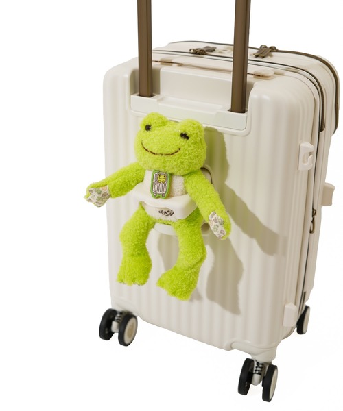 DELICA MINI トラベルスーツケースぬいぐるみ Siffler（シフレ） スーツケース 「pickles the frog/かえるのピクルス