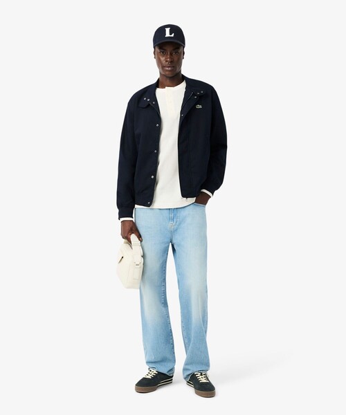 LACOSTE（ラコステ） ヘンリーネック tシャツ ストレッチ ヘンリー