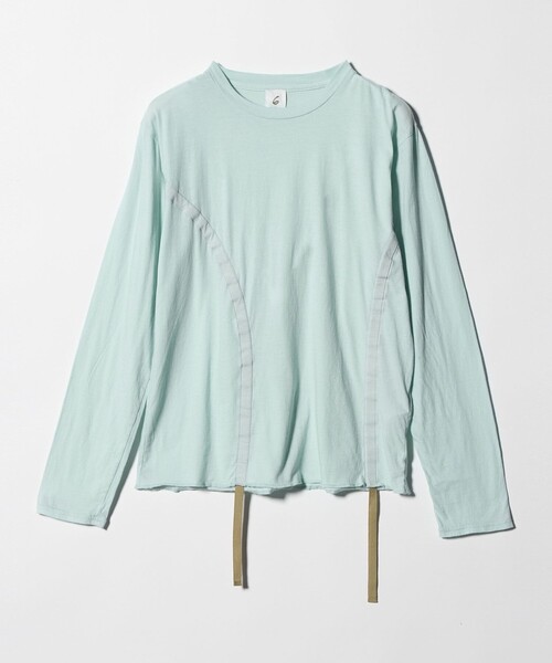 tシャツ 「6(ROKU)」ハイゲージ コットン ドローストリング ロングスリーブ レディースの画像