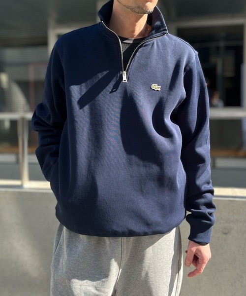 LACOSTE（ラコステ） トレーナー スウェット ジップアップ ハイネック