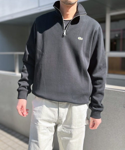 LACOSTE（ラコステ） トレーナー スウェット ジップアップ ハイネック