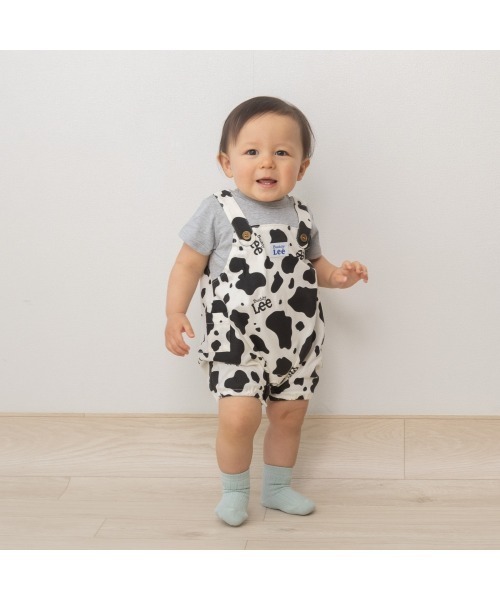 Duffy　サロペット　ロンパース Buddy Lee（バディリー） ベビー服 ロンパース 半袖ロンパース牛柄