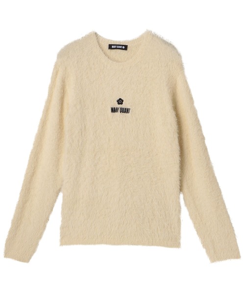 「MARY QUANT」 長袖ニット M アイボリー レディース_画像2
