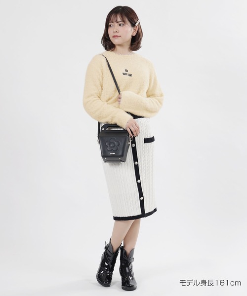 「MARY QUANT」 長袖ニット M アイボリー レディース_画像7