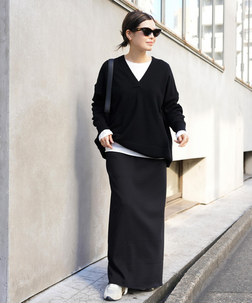「Deuxieme Classe」 「EVERYDAY I LIKE.」ロングスカート 38 ブラック レディースの画像