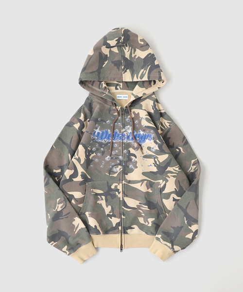 WOKE EDGE（ウォークエッジ） パーカー DIAMOND LOGO ZIP HOODIE