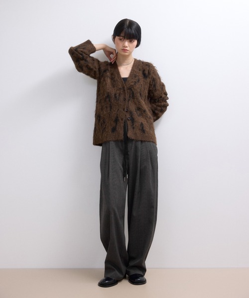 「ADAM ET ROPE'」 パンツ 38 ブラウン系その他 レディースの画像