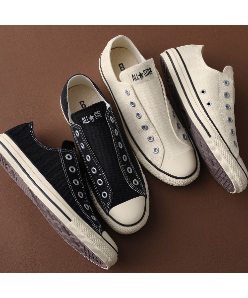 CONVERSE（コンバース） スリッポン 24.5cm ブラック レディース