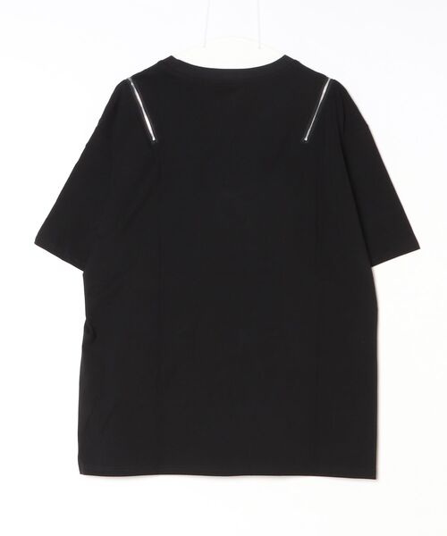tシャツ A'GEM/9 × .kom 「AOSPACE/アオスペース」イチゴモチーフジップカット半袖Tシャツ レディース メンズの画像