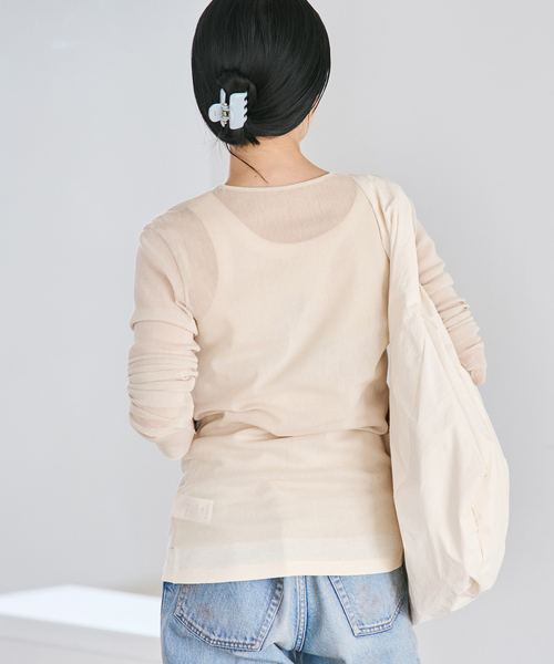 tシャツ 「追加」Mesh Sheer ロンT 6 レディースの画像