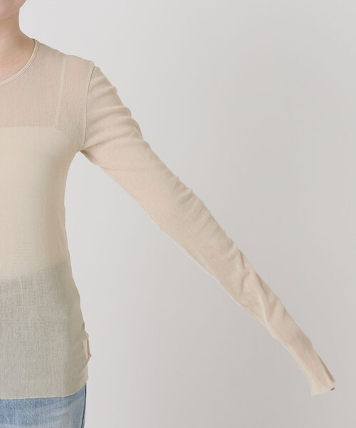 tシャツ 「追加」Mesh Sheer ロンT 6 レディースの画像