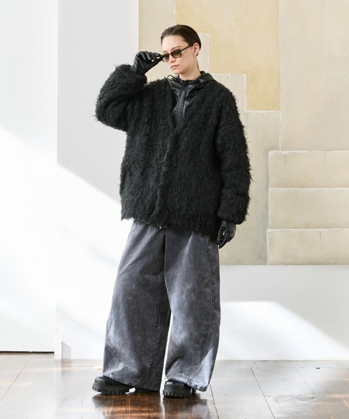 「soerte」 デニムパンツ 1 グレー メンズ_4