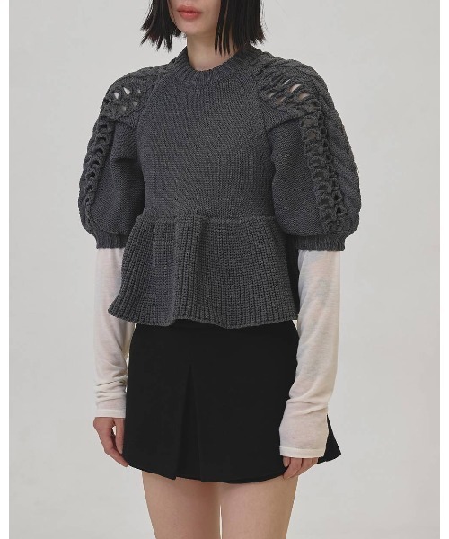 トゥデイフル TODAYFUL Puffsleeve Knit Tops TODAYFUL トゥデイフル todayful セーター ニット Puffsleeve Knit