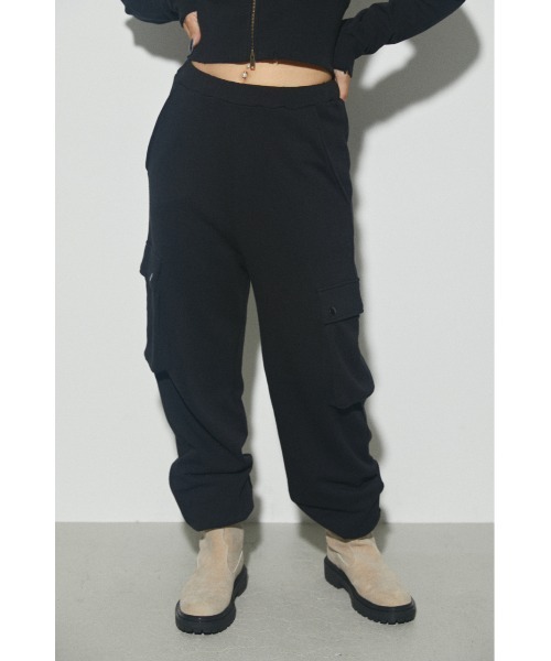 「LAGUA GEM」 スウェットパンツ FREE グレー レディース_画像2