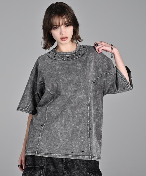 「ADRER」 半袖Tシャツ M グレー メンズ_画像5