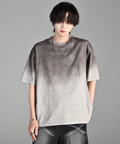 「ADRER」 半袖Tシャツ M グレー メンズ_画像7