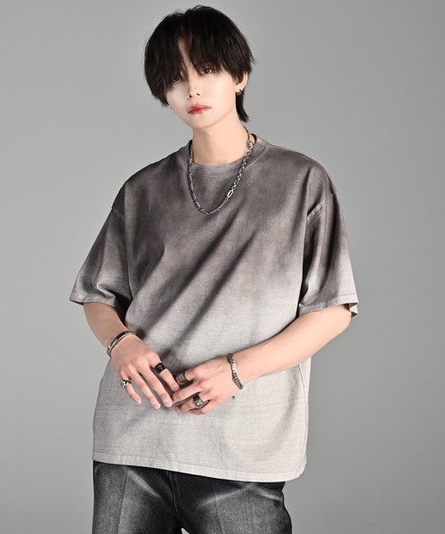 「ADRER」 半袖Tシャツ M グレー メンズ_画像9