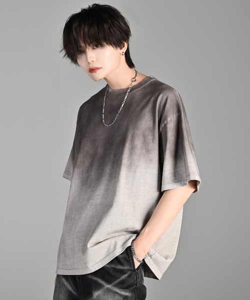 「ADRER」 半袖Tシャツ M グレー メンズ_画像10
