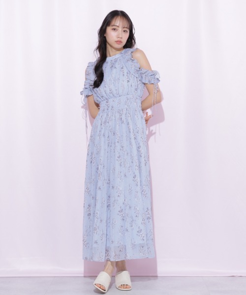 ☆新品未使用⭐︎jillstuart フラワーフリルワンピース JILL by JILL STUART（ジルバイジルスチュアート） ワンピース