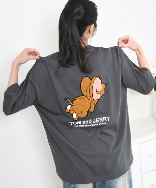tシャツ 半袖 「neos」TOM＆JERRY トTOM＆JERRY トムとジェリー T