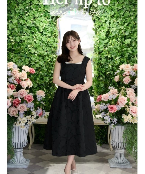 Her lip to ワンピース Le Lien Jacquard Dress : ZOZOTOWN Yahoo!店