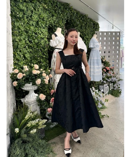 Her lip to ワンピース Le Lien Jacquard Dress : ZOZOTOWN Yahoo!店