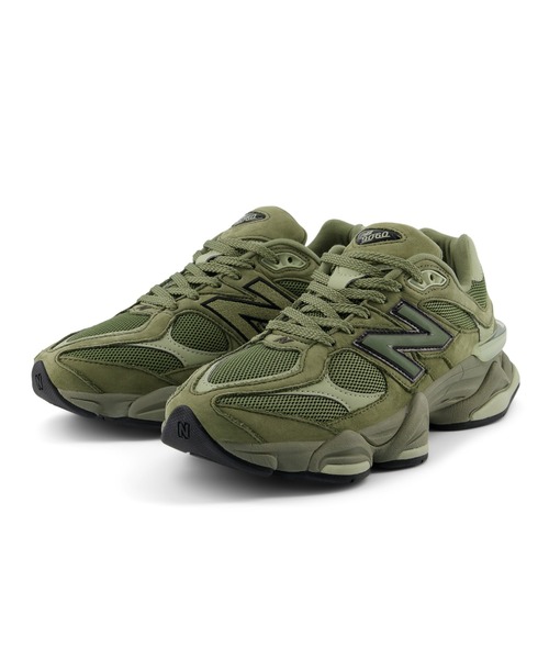 「New Balance」 ローカットスニーカー 24.0糎 カーキ メンズ