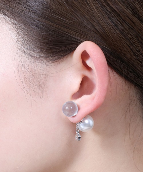 MARY QUANT（マリークヮント） ピアス マリークワント クリアボール