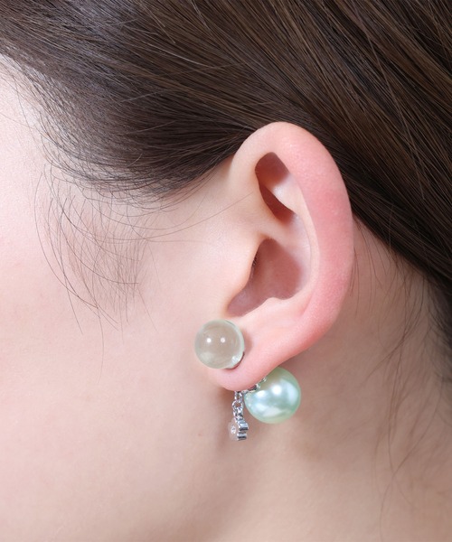 MARY QUANT（マリークヮント） ピアス マリークワント クリアボール