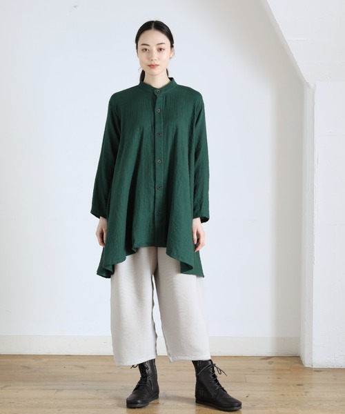「Plantation」 イージーパンツ M size ライトグレー レディース