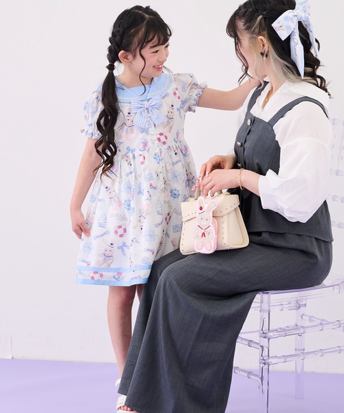 リュック ネコ・ウサギ　バッグチャーム キッズ 子供 女の子の画像