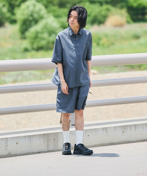 SHIPS（シップス） シャツ 半袖 SHIPS:「セットアップ対応」TEXBRID(R