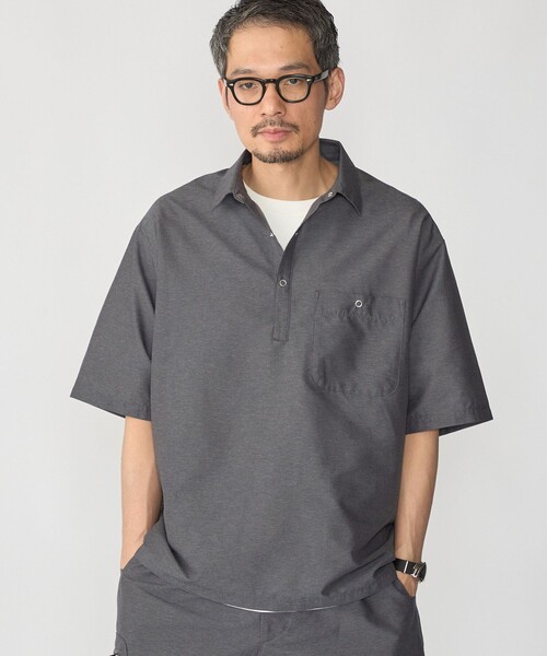 SHIPS（シップス） シャツ 半袖 SHIPS:「セットアップ対応」TEXBRID(R