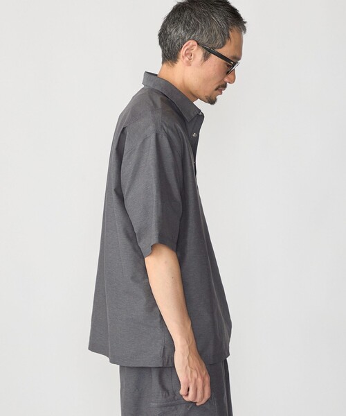 SHIPS（シップス） シャツ 半袖 SHIPS:「セットアップ対応」TEXBRID(R