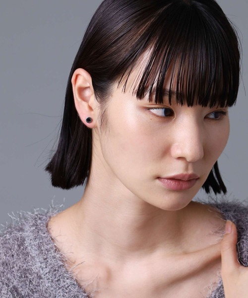 「LION HEART」 ピアス(片耳用) ONE SIZE シルバー×ブルー メンズ_画像3