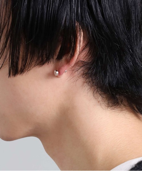 「LION HEART」 ピアス(片耳用) ONE SIZE シルバー×ブルー メンズ_画像6