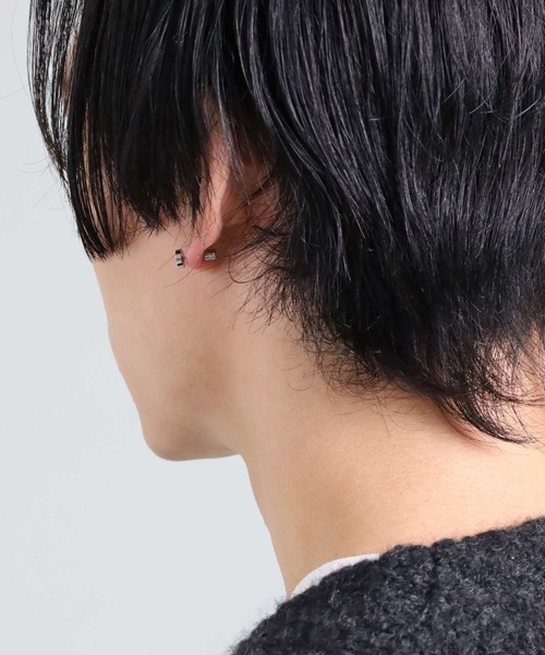 「LION HEART」 ピアス(片耳用) ONE SIZE シルバー×ブルー メンズ_画像7
