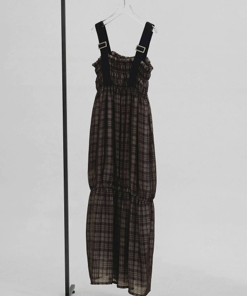 ワンピース TODAYFUL Check Jacquard Dressの画像
