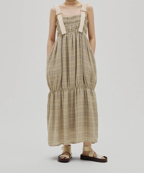ワンピース TODAYFUL Check Jacquard Dressの画像